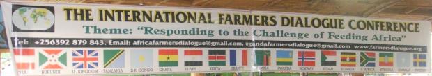 “Responding to the Challenge of Feeding Africa” Uganda banner