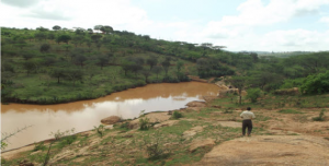 A dam in Kenya