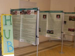 Farmers' Dialogue posters on display during the Forum (Photo: Claude Bourdin)