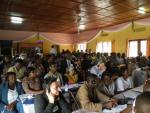 Public. Rencontre internationale d'agriculteurs au Rwanda
