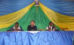 Three of those who are in charge of the project, when they took part in the last international gathering in Rwanda (November 2011)